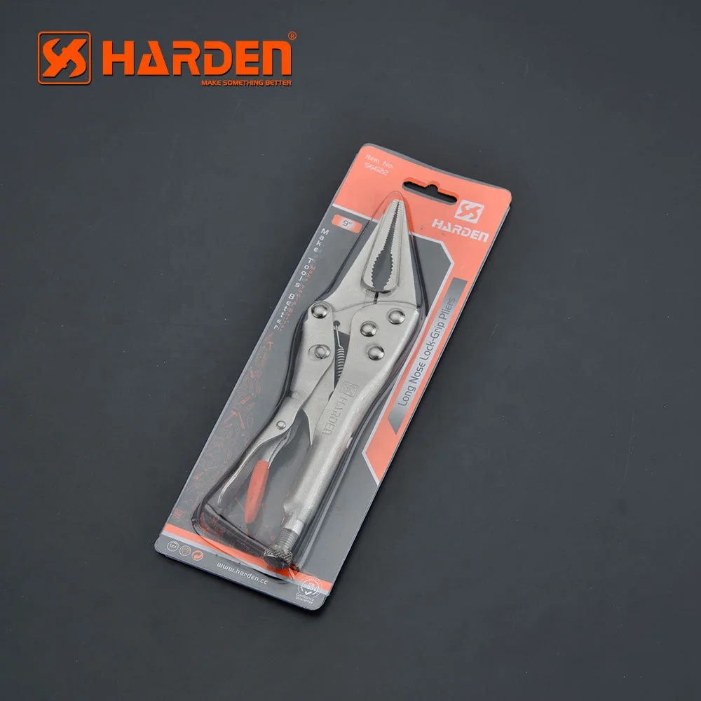 Multi Functional Professional Alloy Steel Long Nose Straight Jaw Locking Pliers