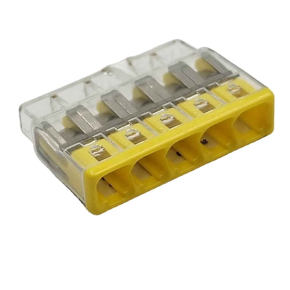 2773 3p new wagos terminal quick wire connector 2 pin 402 403 404 4 hole 405 406 408 5 way bulk wagos electrical cable connector