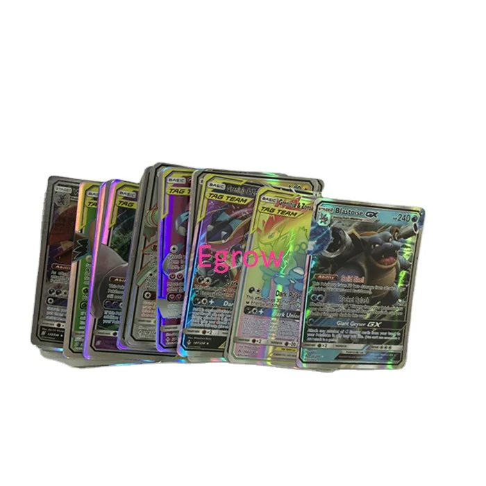 Оптовые продажи торговых карт GX Mega Ex Vmax карты для Poke mon Card