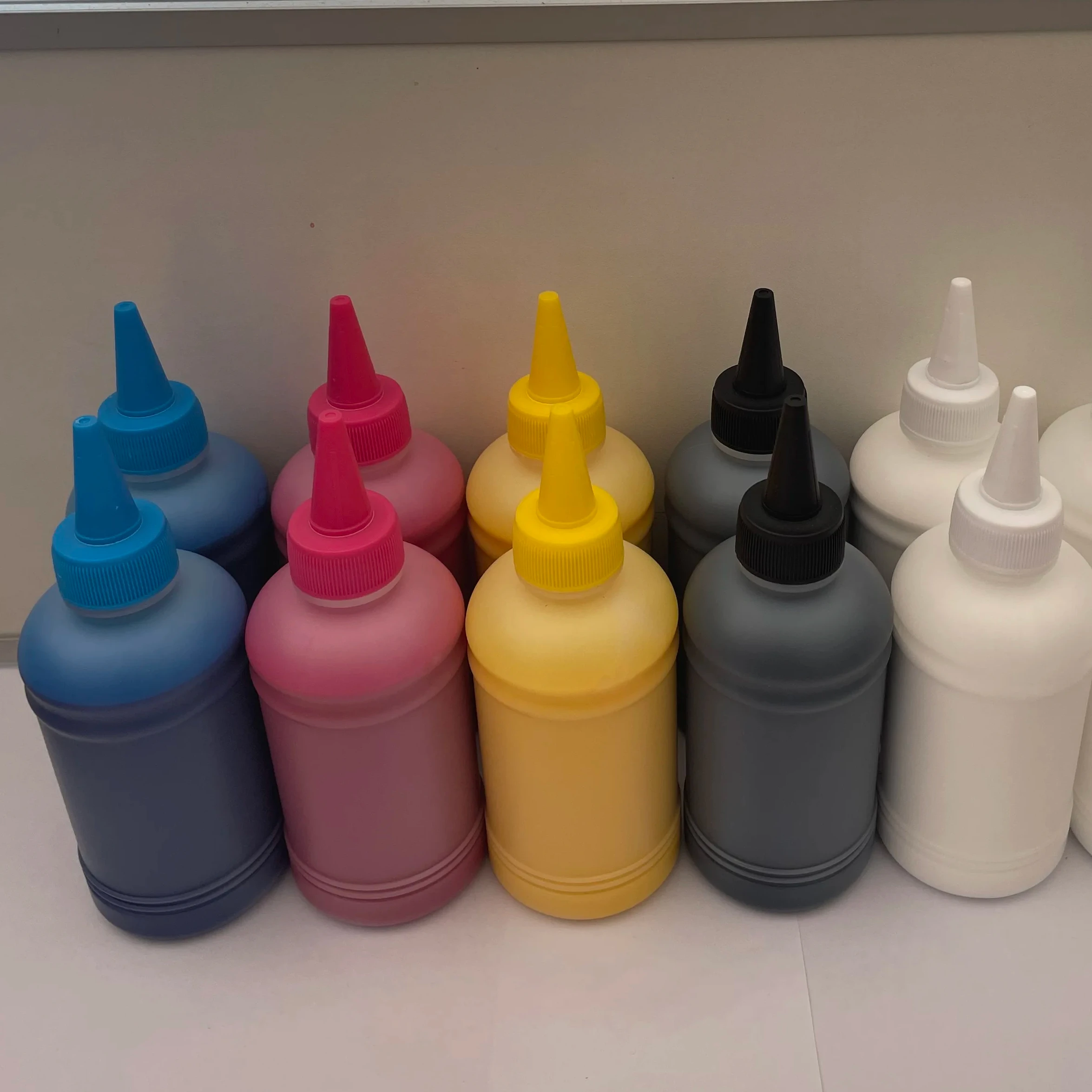 Promotional CMYK White vivid color high concentration white ink offset 1000ml heat transfer printing ink