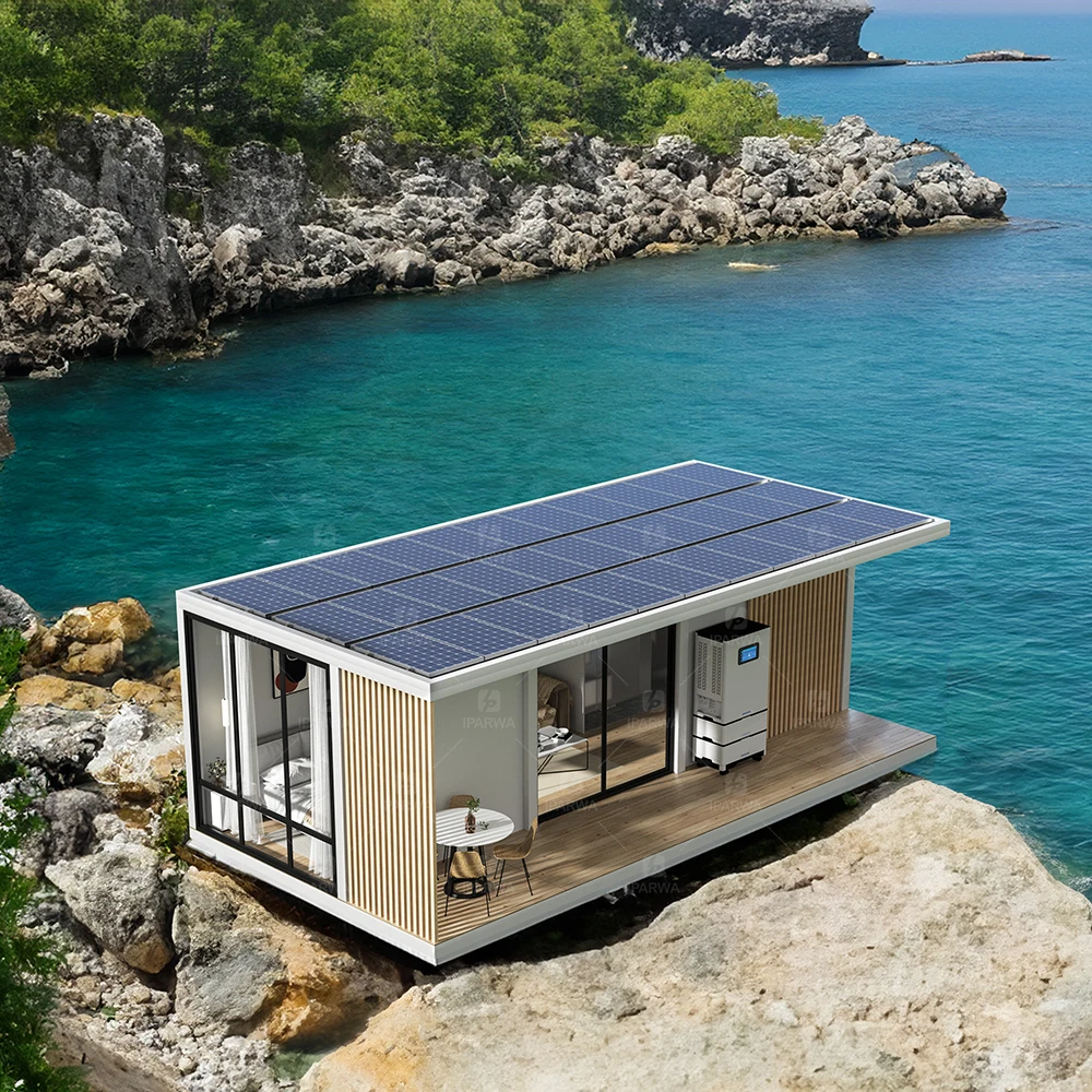 40 Ft Portable Prefabricated Home 3 Bedroom Customized Villa 40ft Expandable Modern Villa Prefab Container Home
