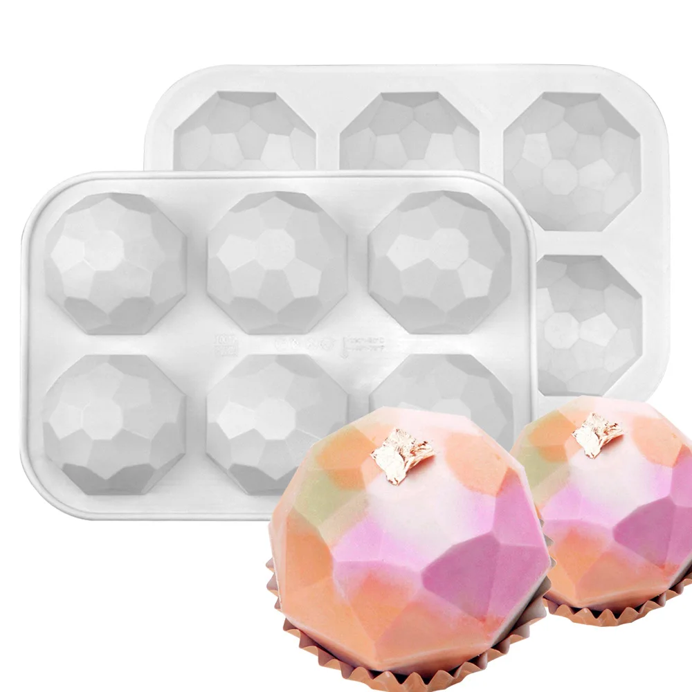 Food Grade Silicone Heat-Resistant ice diamond mold ice cube mold chocolate Baking Products Hot Sale On Amazon