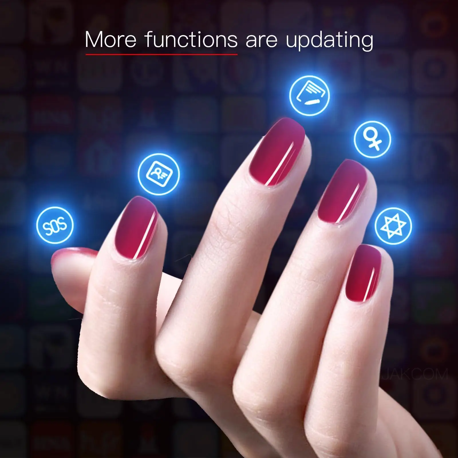 JAKCOM N3 Smart Nail Chip New Access Control Card Super value as event nfc wristbands epoxy pvc keychain custom poker