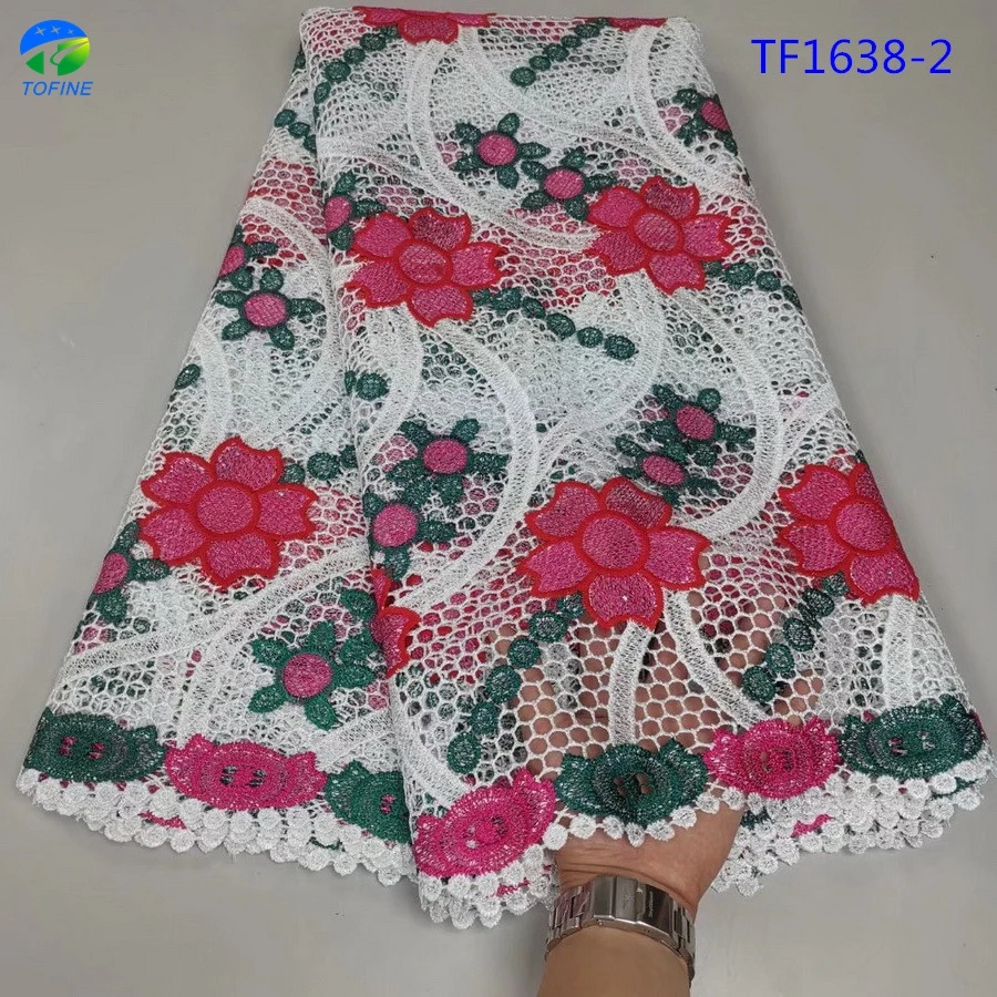 Best selling multi color guipure lace high quality guipure lace guipure cord lace for women