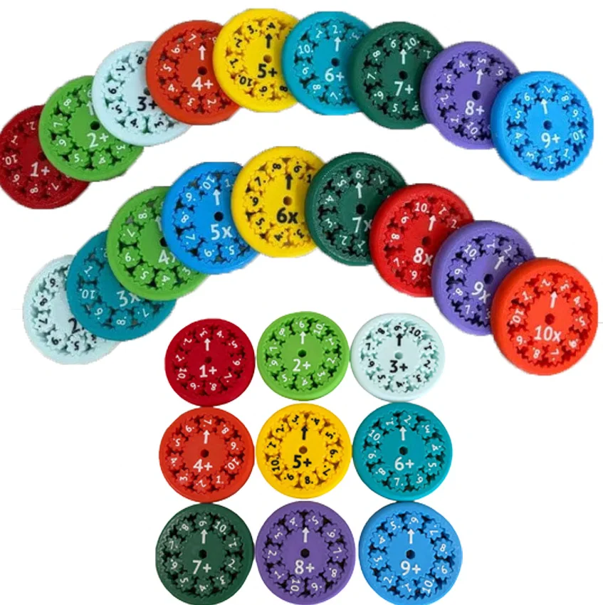 2024 9ps Math Fidgeting fact rotator ath fidgeting multiplication division addition and subtraction teaching enlightenment toy