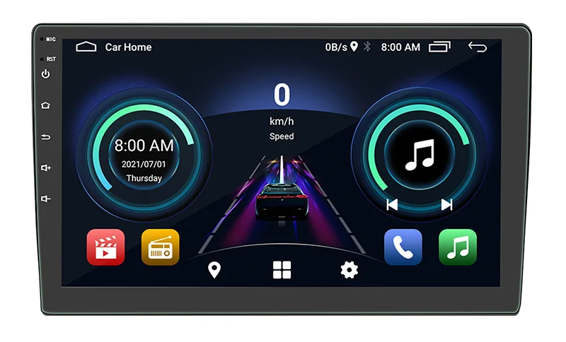 Universal Android Radio For Car 7' 9'10' Multimedia Player Stereo With Carplay WIFI GPS EQ FM Autoradio