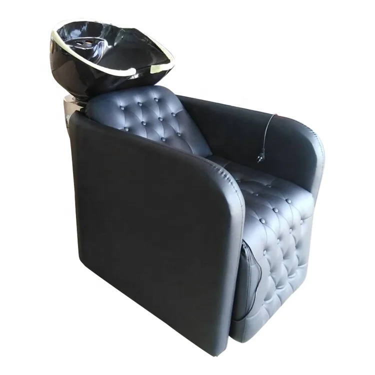 Electric Shampoo chair hair salon furniture reclining shampoo chair with footrest