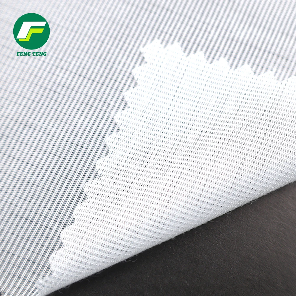 202 Foshan Supplier 0.38 Thickness Soft Shiny Knitted Fabric Mesh Polyester Knitting Fabric For Synthetic Leather for Lining