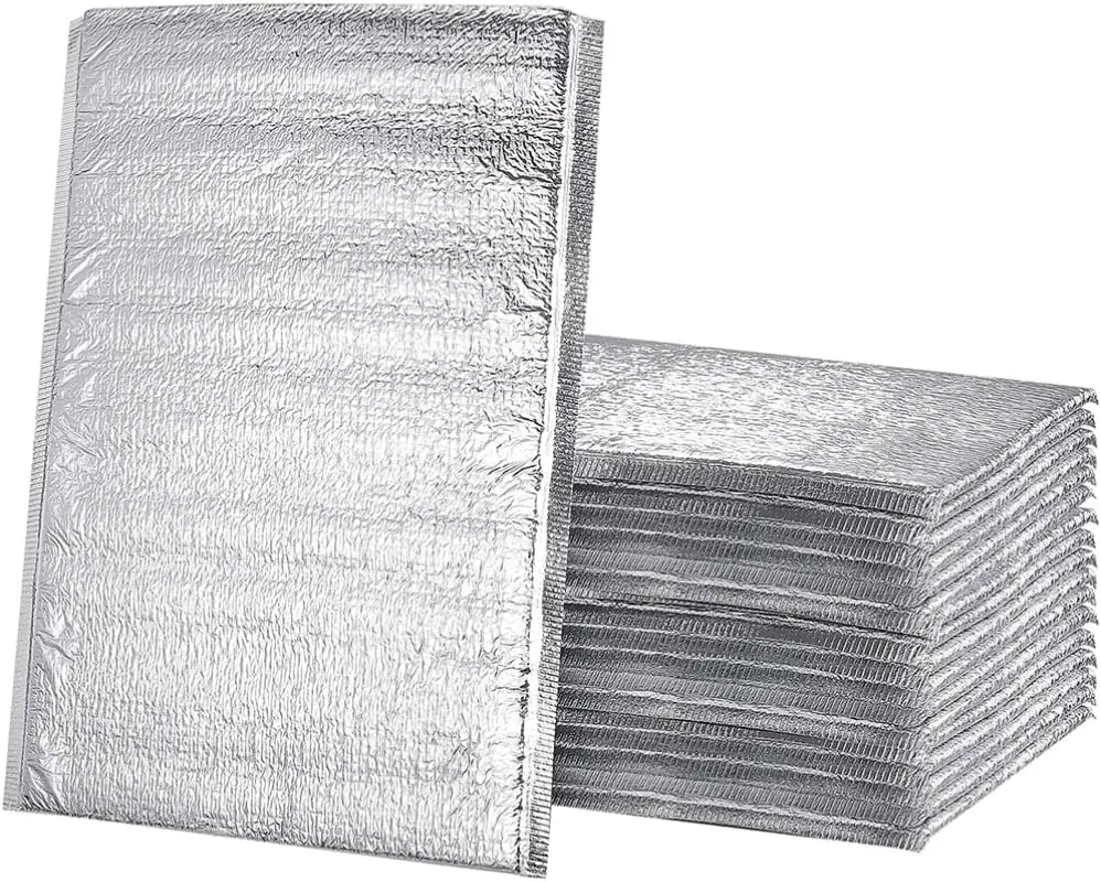 Wholesale Lined Hot Cold Thermal food Delivery bag go out pizza picnic dessert beer disposable insulated aluminum foil bag