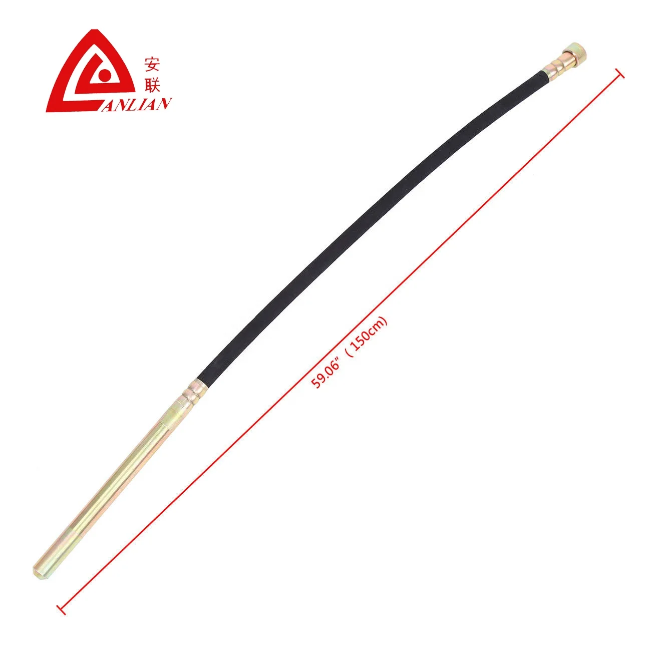 Greater functionality portable concrete vibrator for placing concrete