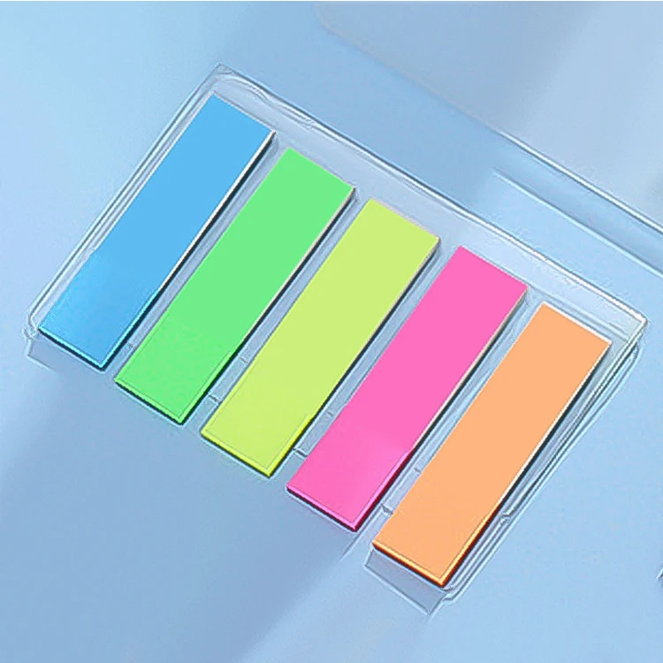 Hot sale page markers sticky index tabs arrow flag tabs colored PET sticky notes