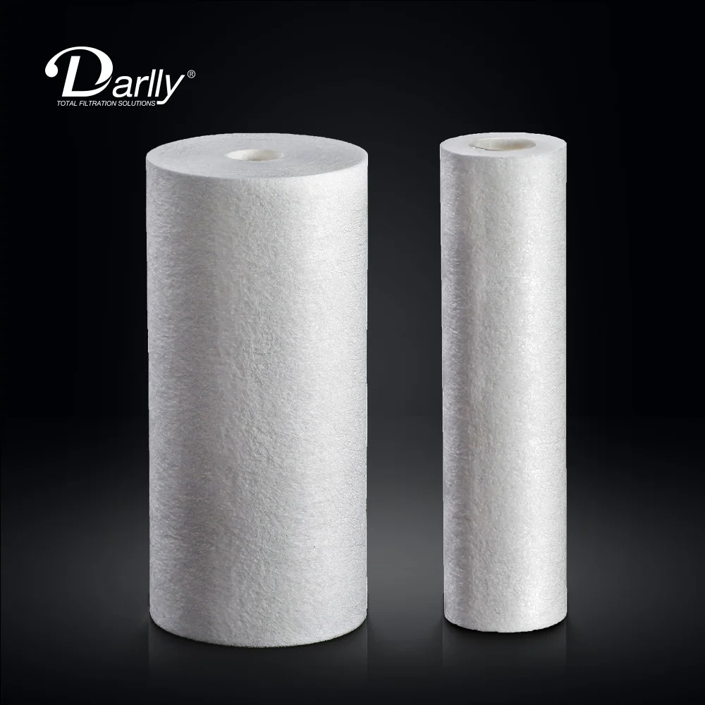 Filter Factory in China 3 Layers Depth High Quality PP Spun Sediment Cartridge Big Blue Water 5 Micron 4.5'