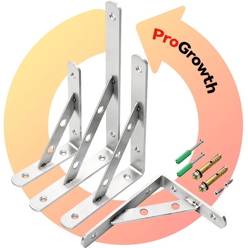 Thickened Stainless Steel Wall Hanging Layer Plate shelf Triangular Bracket Furniture Hardware Storage Rack