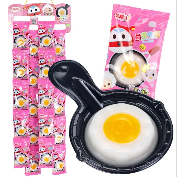 Fried egg jelly candy