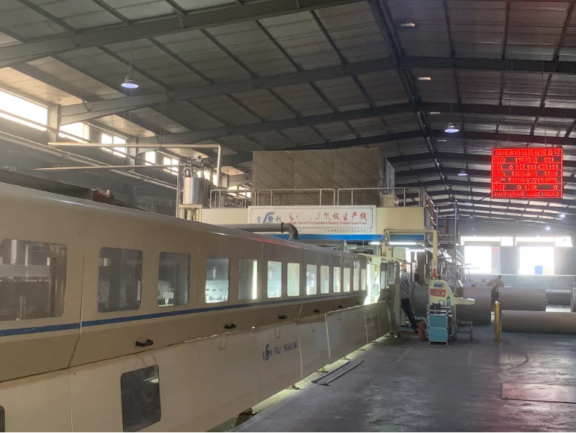  Chinese Factory Double Facer Corrugated Board Production Line Cardboard Making
