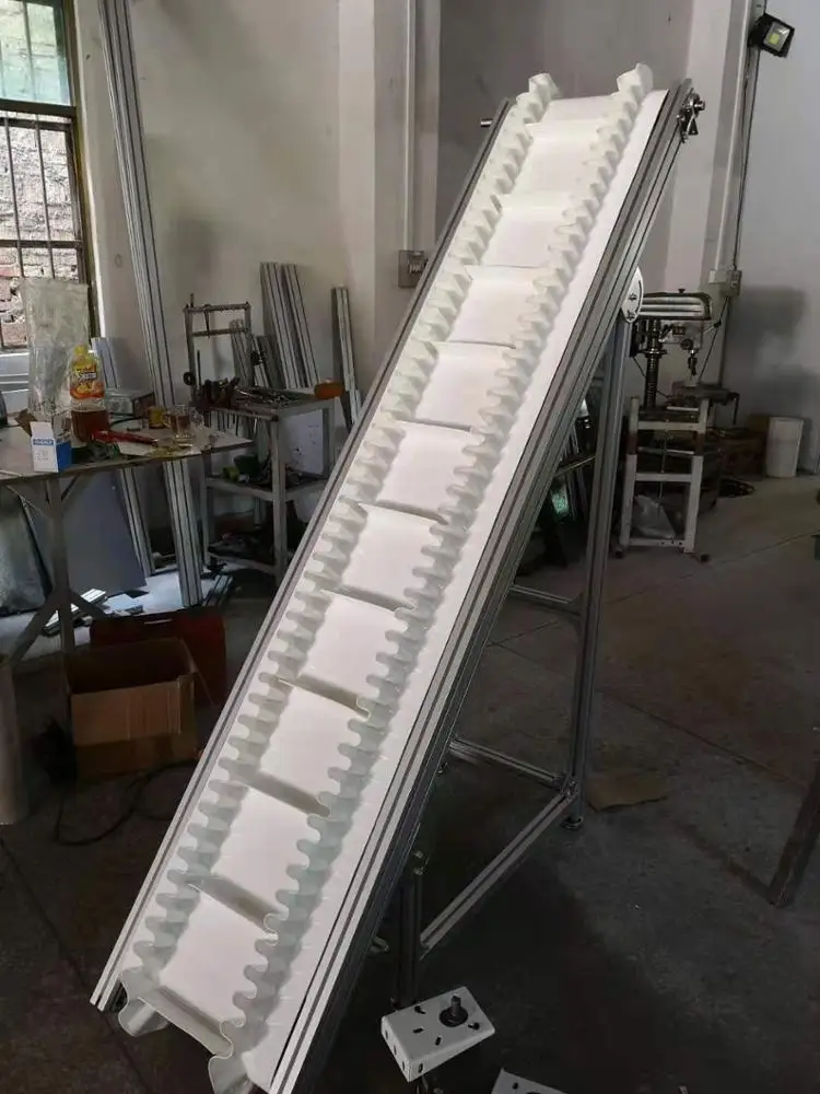 
Incline belt conveyor feeder, Skirt hem rib conveyor belt price 