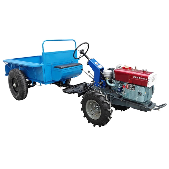 15HP 18HP 22HP Mini 2 Wheel Farm Walking Tractor With Plough/Rotary Tiller With Seat
