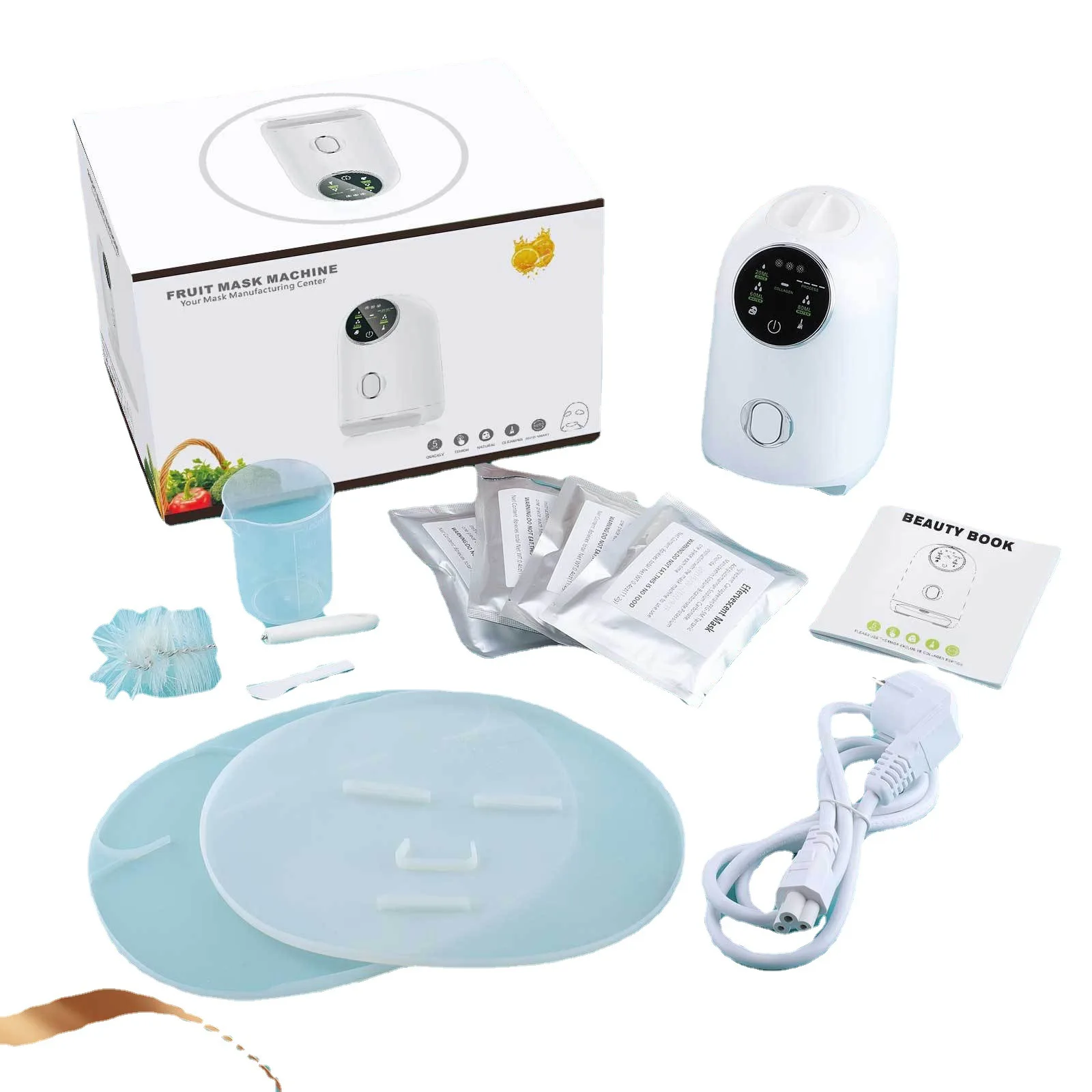 Hot Sale Automic Facial Mask Maker Machine Collagen Fruit Vegetable DIY Automatic Face Cream Maker Beauty Machine