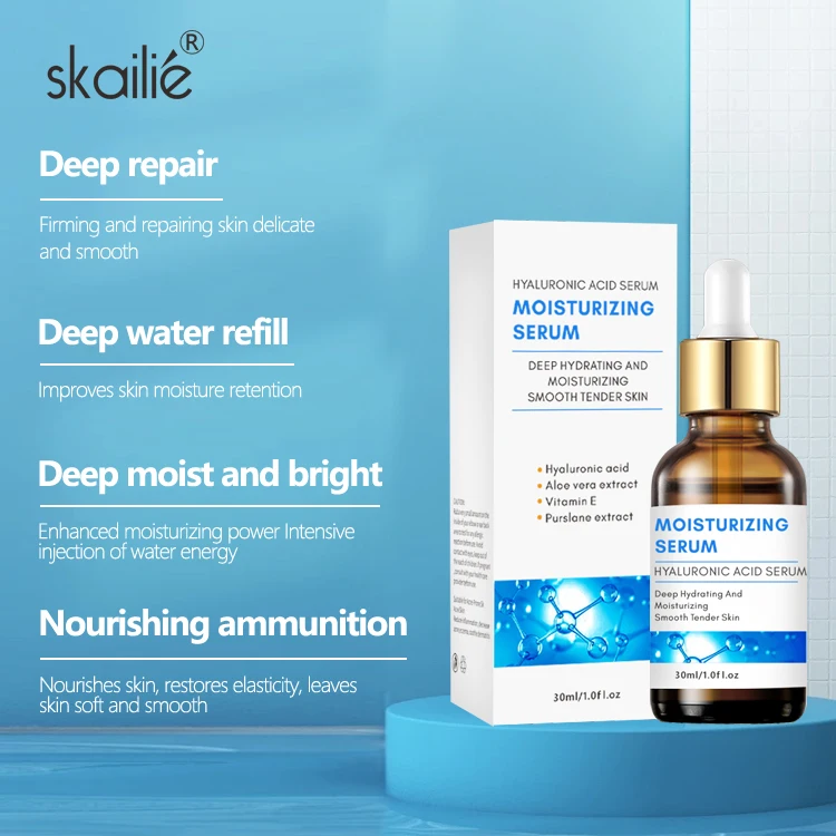 Hydrating Serum Liquid Face Female Hyaluronic Acid Serum Skin Moisturizer Facial Skin Care Private Label