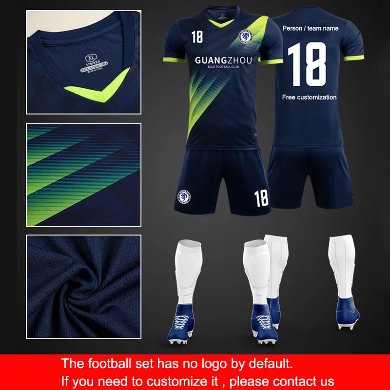 Soccer Shorts Jerseys for Men  2022 Jersey Set Football Printed Player Name Number Sports Football Uniform