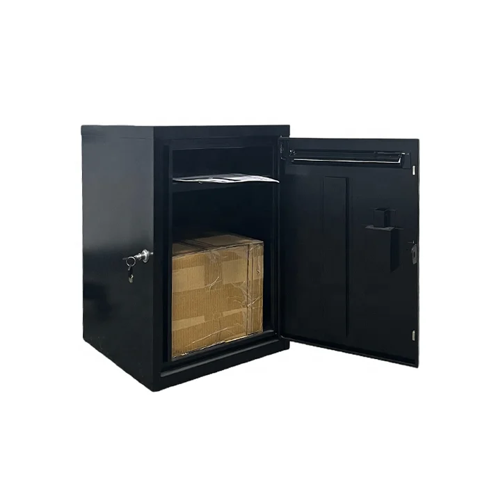 Outdoor Letter Smart Package Storage Box Delivery Courier Box Large Parcel Drop Box With Press Lock