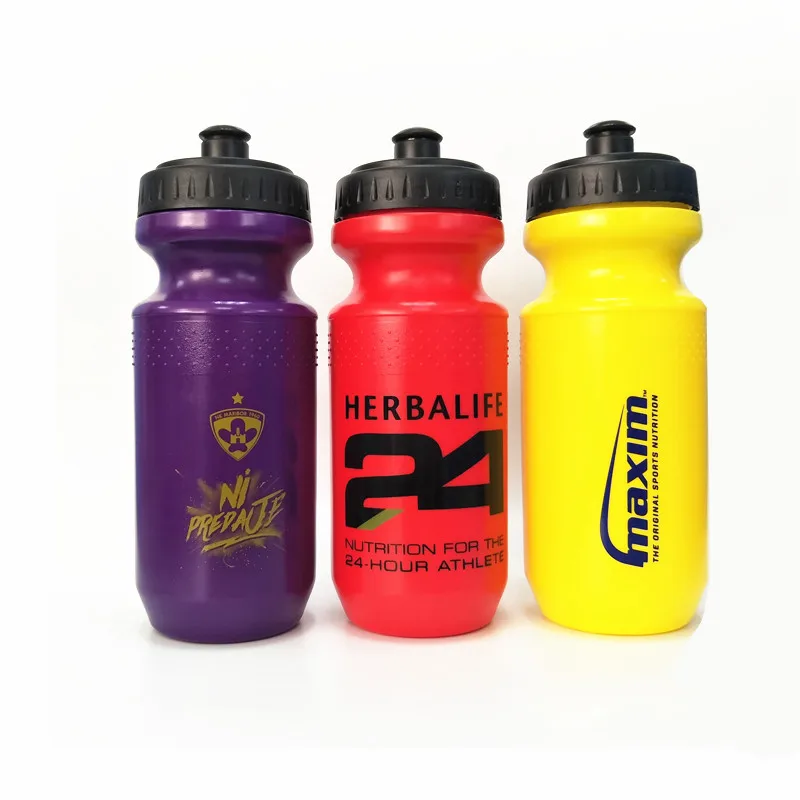Wholesale custom bpa free custom color logo plastic sports bicycle  water bottle