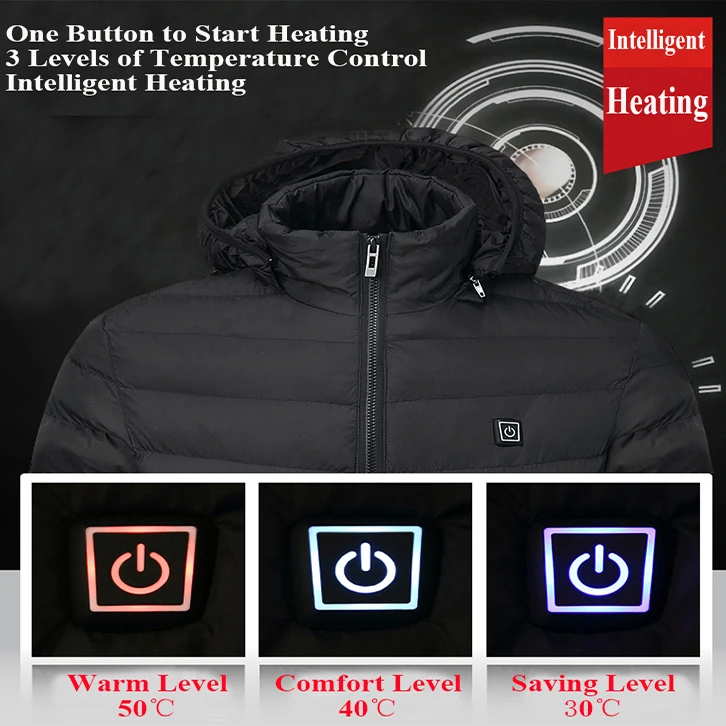 Windbreaker jacket, mens heated jacket for women men winter jackets with battery pack coat winter, heater jacket for men