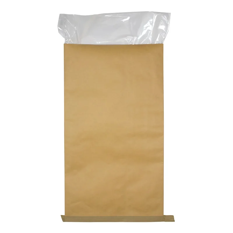 Пользовательские крафт-бумажные мешки 25 кг водонепроницаемый многослойный пластиковый Ламинированный Бумажный Мешок для химических удобрений