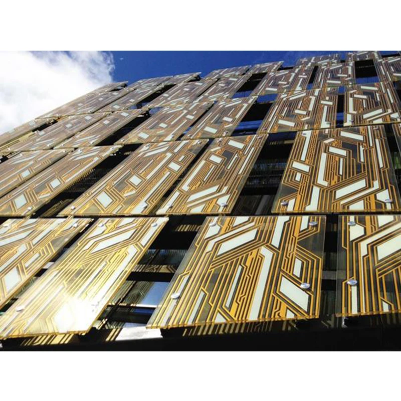 Glass manufacturer silk screen digital print heat resistant laminated glass