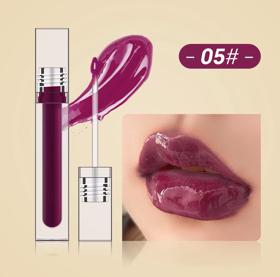 Pigment Lasting Misty Juicy Lipgloss Non-stick Soft Natural Lip Glaze