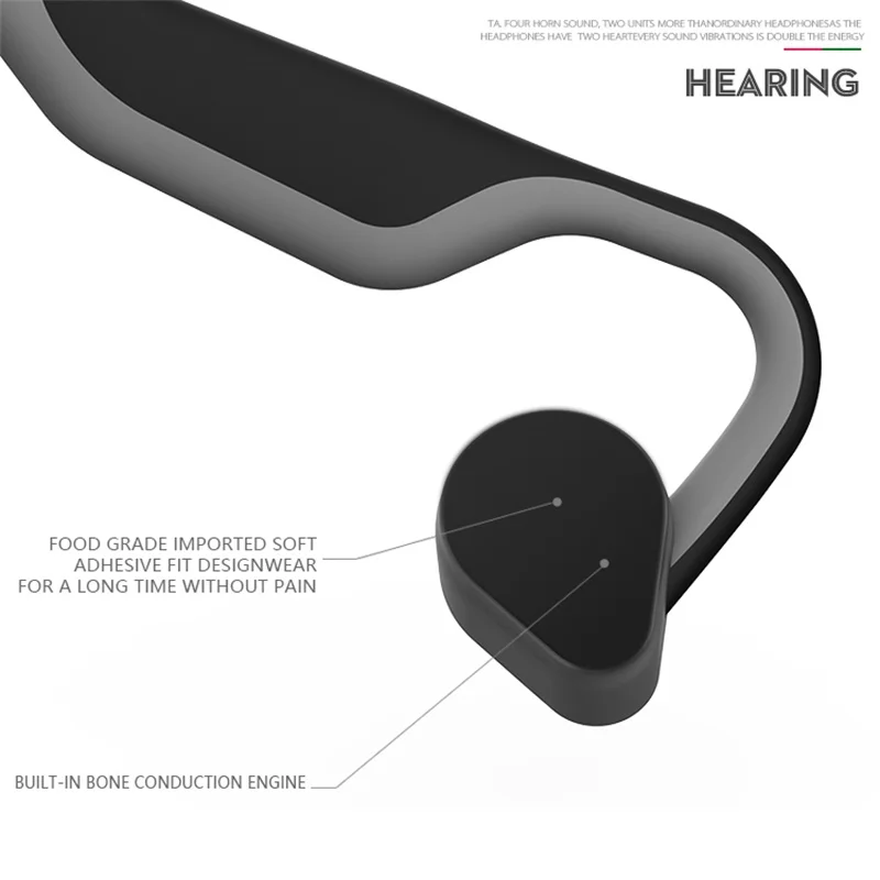  Трендовый продукт bluetooth 5 0 наушники с шейным ремешком водонепроницаемые костные проводящие слуховые