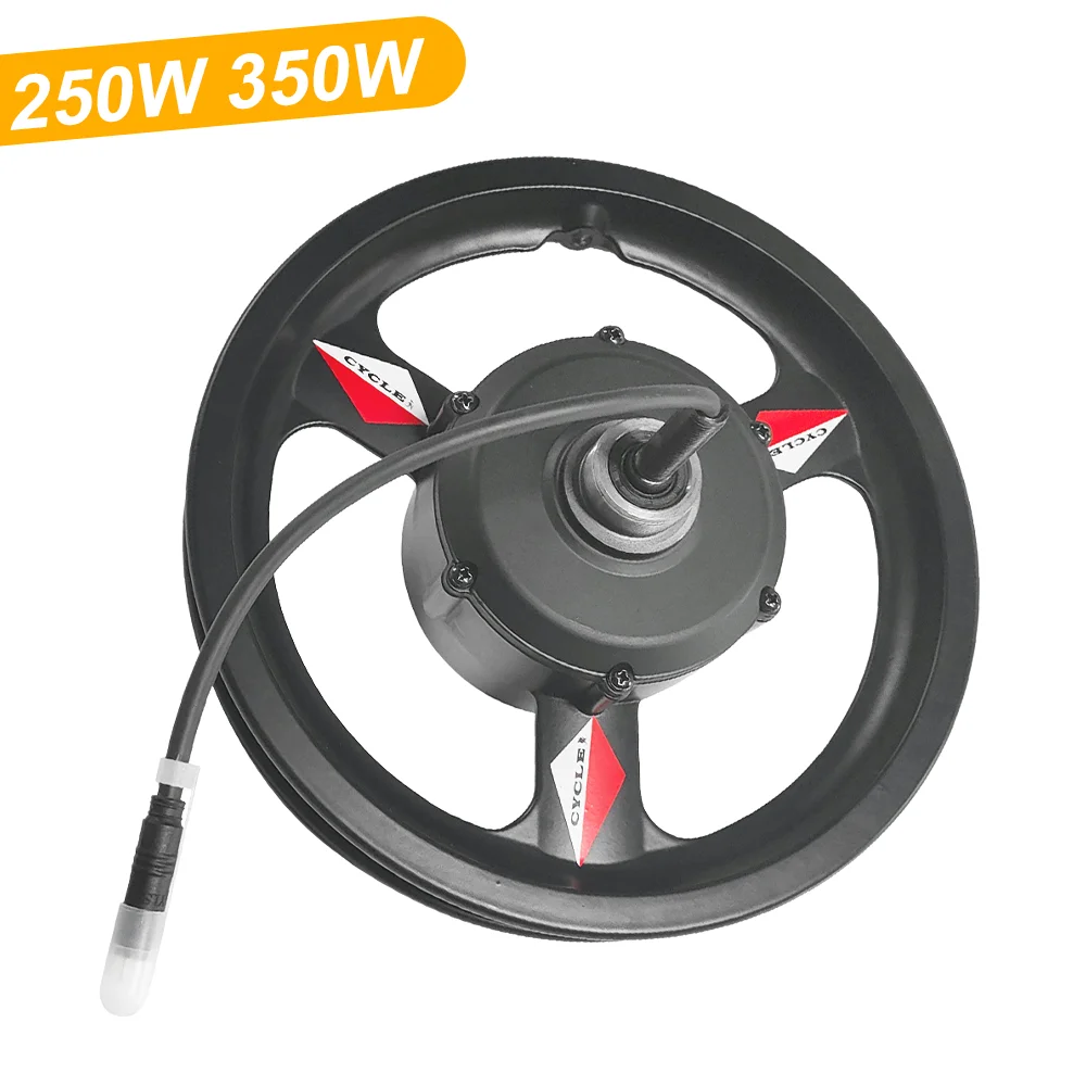 24v 36v 48v 250w350w electric bicycle rear wheel 12 inch brushless electric bicycle dc hub motor robot wheel