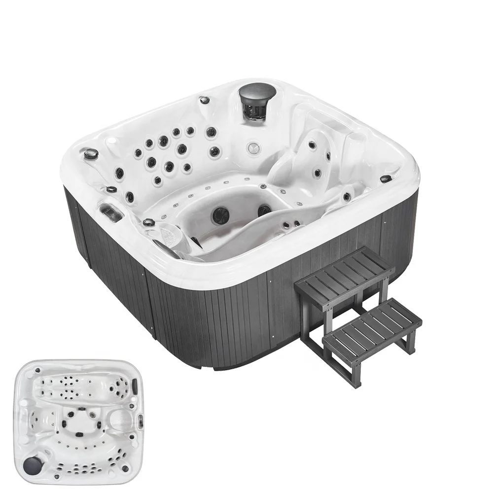 Отдельностоящая спа-гидромассажная Ванна JOYSPA JY8807 с сертификатом CE, уличный массаж, спа, ленивая гидромассажная Ванна