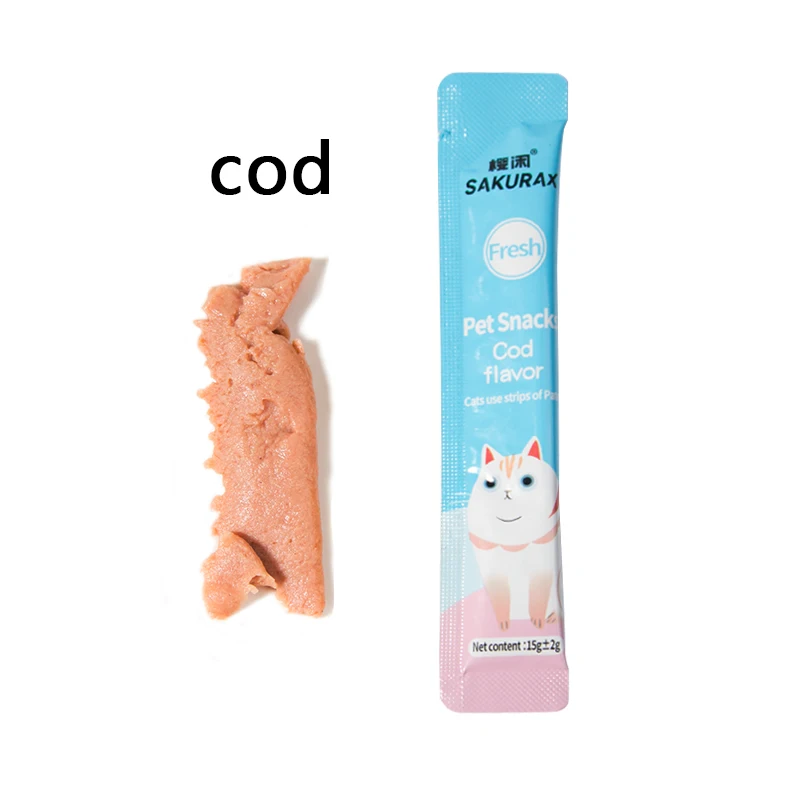 Wet Cat Treats Various Flavor Ready To Ship Wholesale Creamy Treats Cat Strips