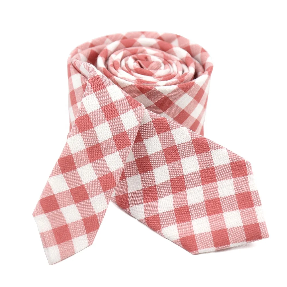 
Классический Клетчатый деловой ГАЛСТУК лучшего качества, розовые модные хлопковые галстуки для мужчин 