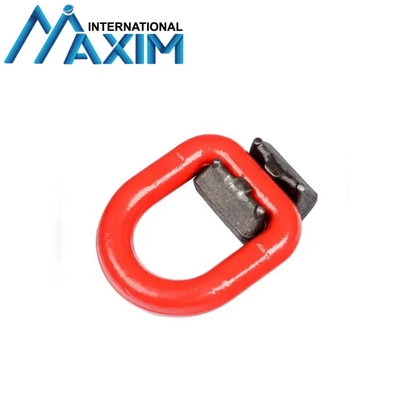 Hot Selling Alloy Steel Forged Lashing Ring Welded Grade 80 D Ring with Spring