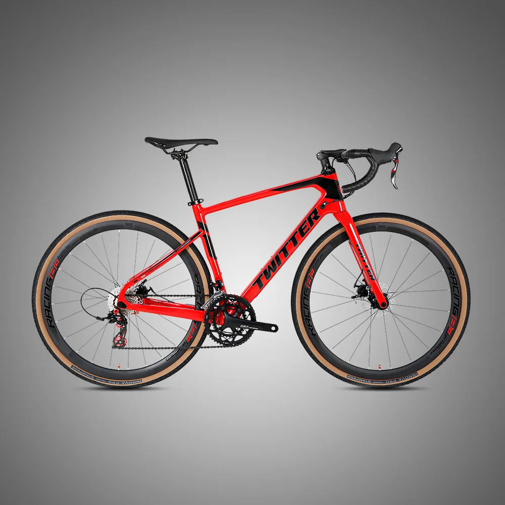  Новейший дизайн CX карбоновый дорожный велосипед Cyclocross CX/гравийный 48 51