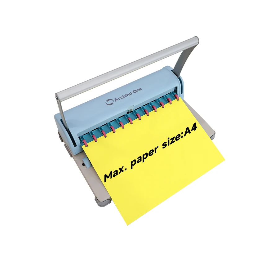 Punching and binding machine Mushroom hole A4 Punching machine 12 holes ring binding machine