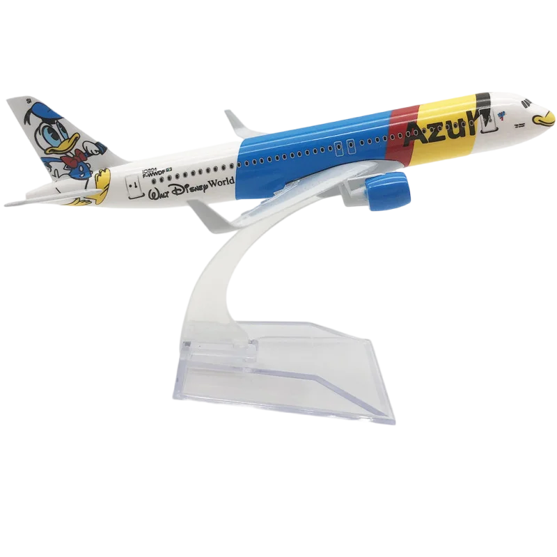 16cm Azul Airline Airbus A320 neo Aircraft Model Diecast Alloy Airplane Toy