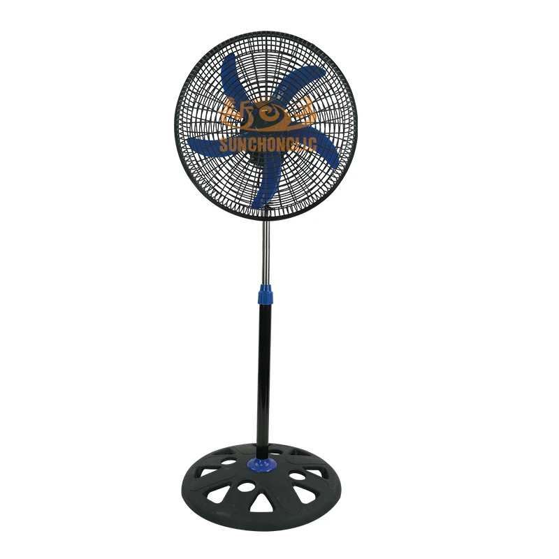 Cheap Metal Stand Fan Aluminum Fan Blade Wide Angle Oscillation Industrial fan
