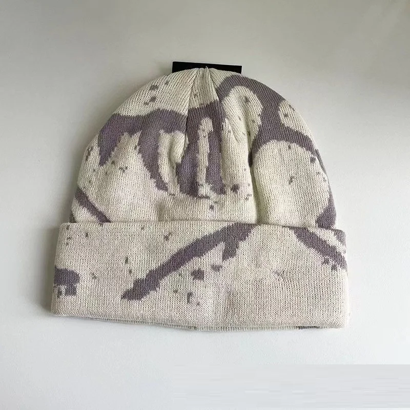 New Design Winter Fashion Knitted Hats Custom Logo Unisex Knit Beanie Hat