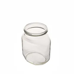 Berlin Packaging 650ml Glass Jam Jar Food Oval Glass Jar Customized Transparent