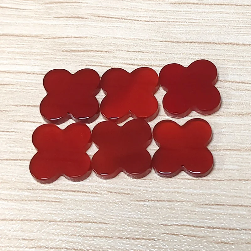 YinZheng hot sales  Four Leaf Clover Cut Multiple colors Synthetic Natural Malachite shell mother pearl Agate