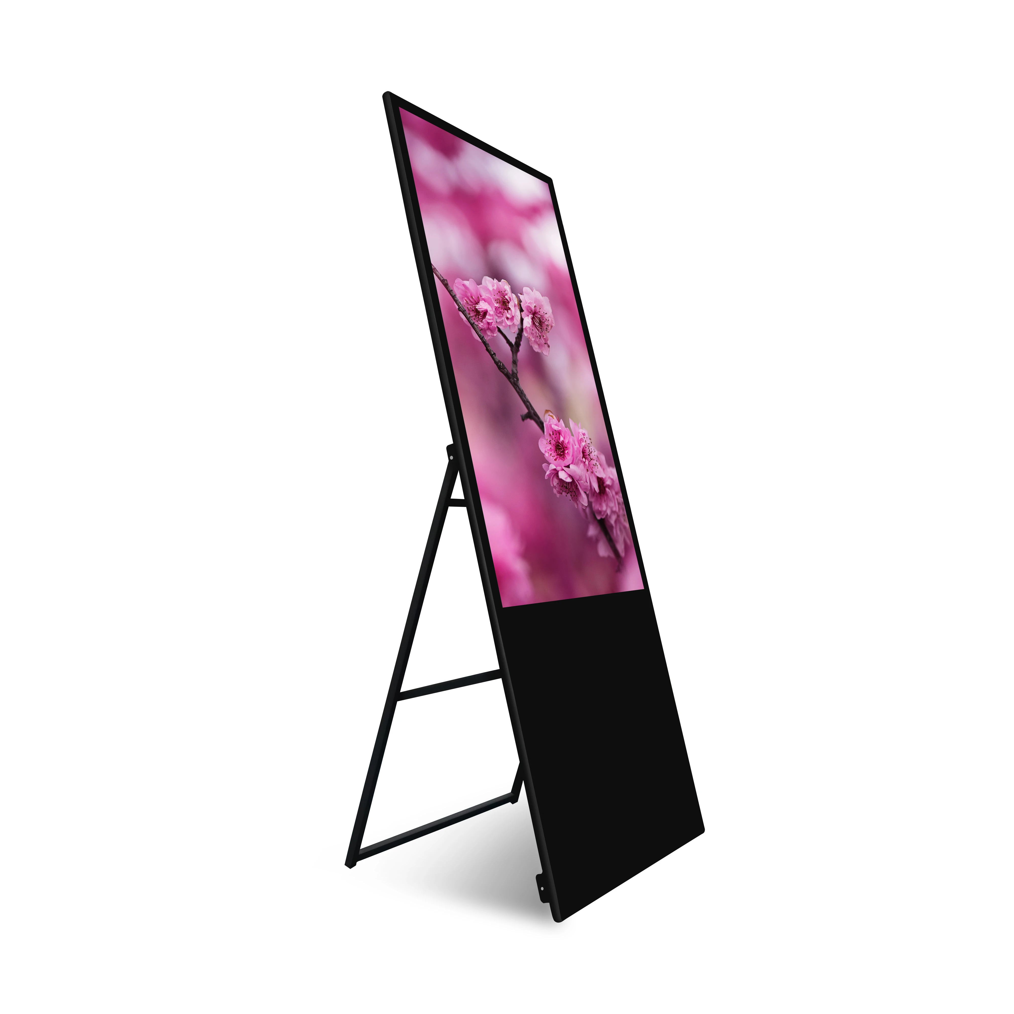 Hdf 55inch Vertical Advertising Machine Commercial Hd Display Lcd Network Player Folding Electronic Water Machine