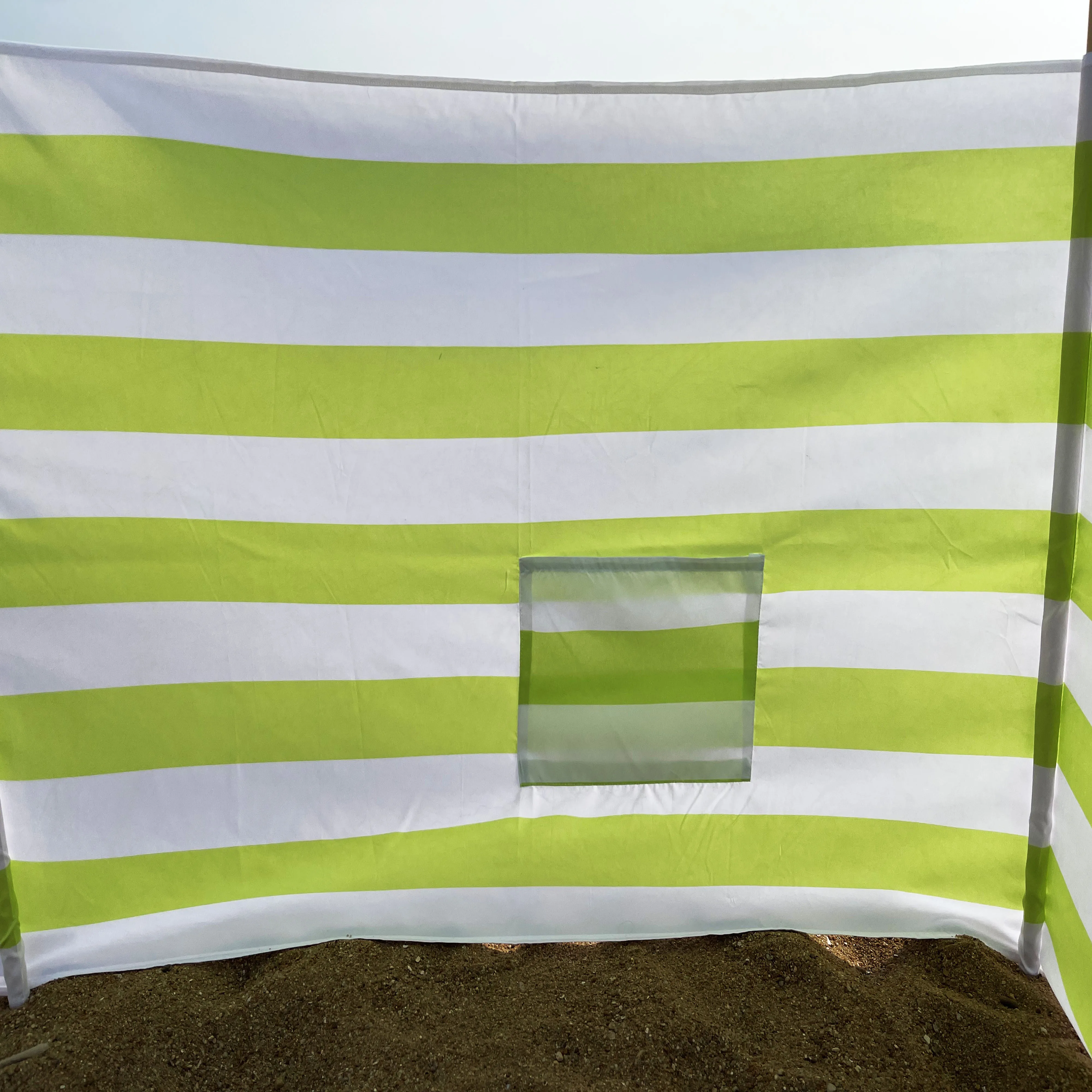 MU 15ft, 17ft, 20ft, 25ft Customized Wooden Poles Outdoor Camping Wind Screen Shield Sun Shade Beach Windbreaker