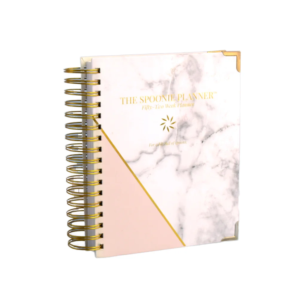 High Quality  Spiral Bound Binder Agenda Notebook A5 with Inner Pocket