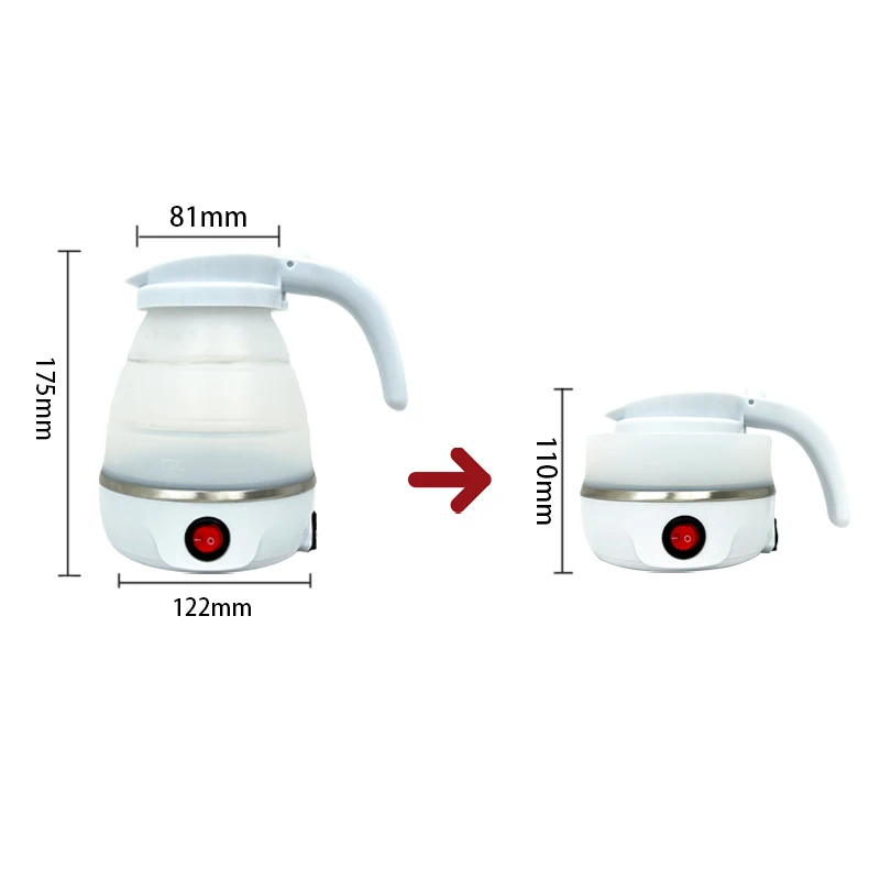 220 Voltage Portable folding kettle, can be used at home, travelling easy to carry YS-2008
