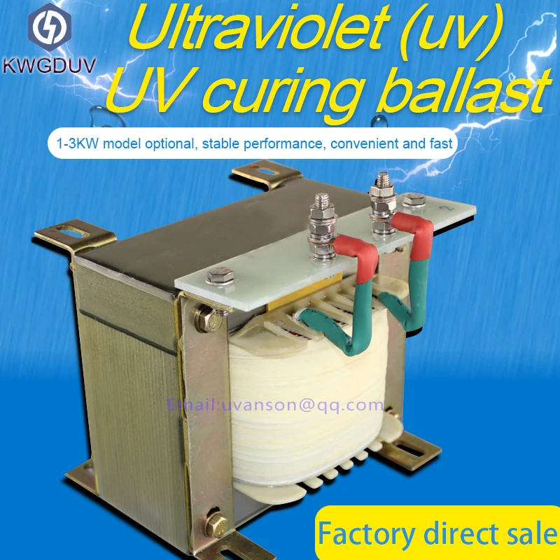 
1KW / 2KW / 3KW 220V / 380V UV curing lamp ballast copper/aluminum wire uv ballast UV power supply 