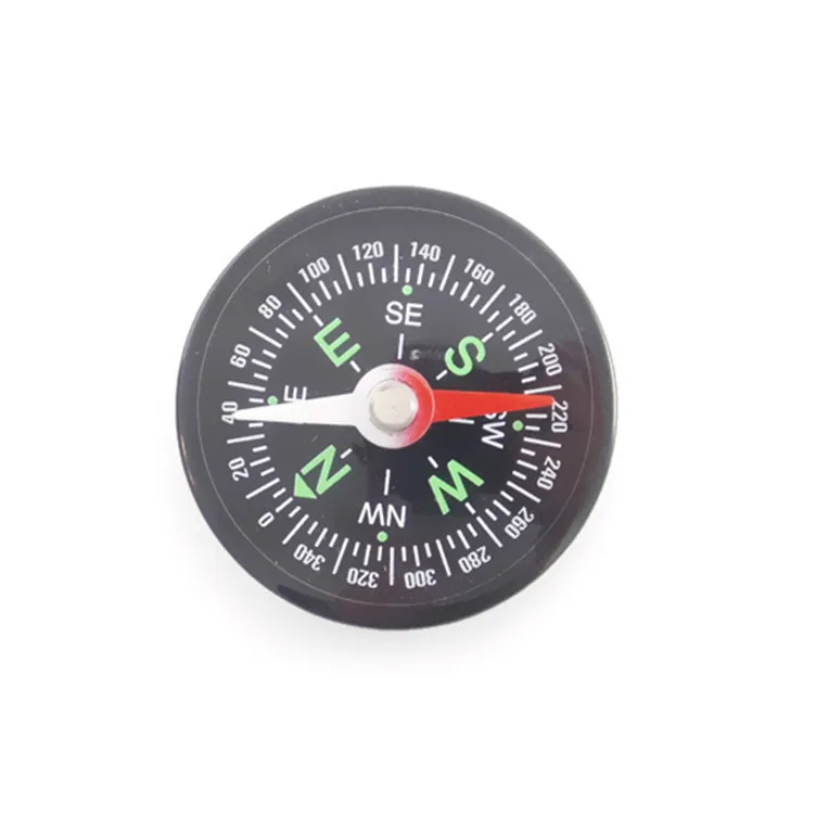 35mm Mini Plastic Compass With Oil Injection And Environmentally Friendly Pointer Type For Outdoor Gifts