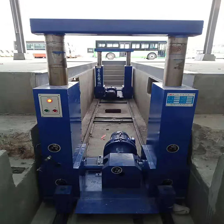 mechanical pit floor 4 post heavy duty trench auto car lift 20 t, 30 t